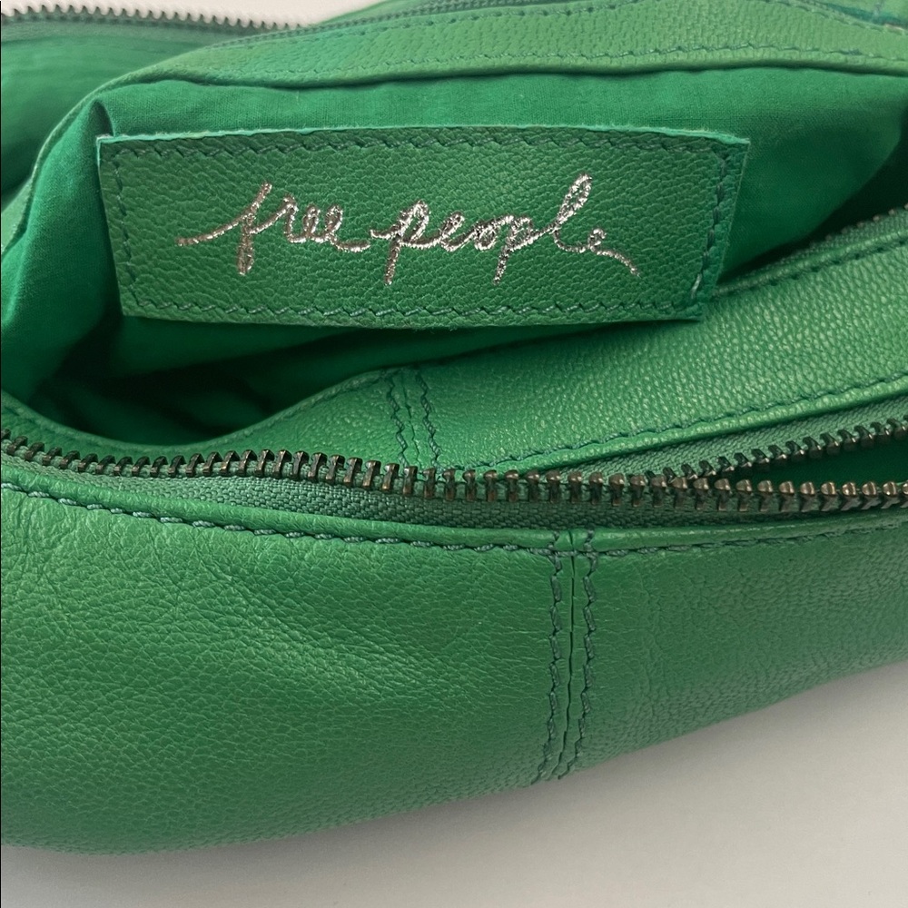 Free People Green Leather Hobo Bag - Picture 2 of 12